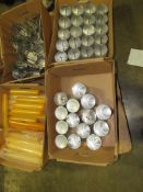 One lot, 10 boxes of assorted candle making molds and associated parts -- (LOCATED IN IOWA,