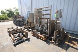 Cannon Case Palletizer Components include Allen Bradley SLC 5/01 CPU Controls (Stock 152)(Located in