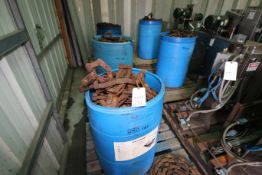 (5) Barrels of Rex 3500 Case Conveyor Chain, (Aprox. 4,000 lbs Total)(Stock 358) (Located in