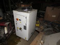 Cosmotec Chiller used for a plastic tube filling machine. Removal and loading free. Optional