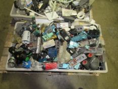 One lot misc. pneumatic components -- (LOCATED IN IOWA, RIGGING INCLUDED IN SALE PRICE) --
