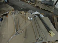 One pallet assortment of misc. hand mixers, samplers -- (LOCATED IN IOWA, RIGGING INCLUDED IN SALE