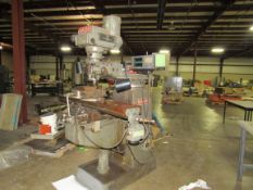Vertical Milling Machine - Removed from operation - Webb Champ Model 4VH, Serial No. 4372, Removal
