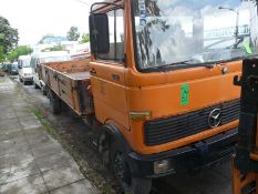 MERCEDES LP 813, REG NAI 2360, KM 941461, No Service Book, Year: 1986 (Located in Greece - Plati