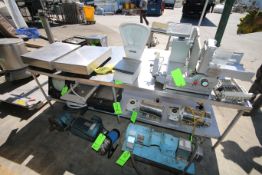 S/S Table with Bottom Storage Shelf, Aprox. 8' L x 3-1/2' W