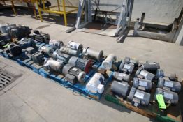 Lot of Assorted Drives on (3) Pallets, (1) Pallets Includes (11) Leeson Motors, Inlcudes Drives