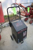Schumacher Battery Charger, 12 V-225 A, with Connection Points, Mounted on Portable Frame