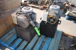 (2) Hydraulic Pump Systems, with (2) General Electric 1/2 hp Drives, (2) Vessels