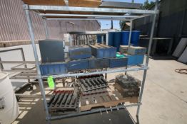 Steel Rack with Electrical Switch Gear and Hardware Storage Bins