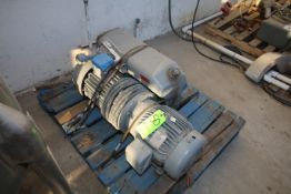 Busch Vacuum Pump, M/N RA0250-B, S/N 80060002, with 10 hp Baldor Motor
