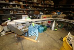 90 Degree Turn Conveyor, Aprox. 11' Long x 8-1/2