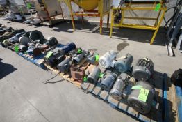 Lot of Assorted Drives on (5) Pallets, (1) Pallets Includes (1) NEW Baldor Motor and Blower,