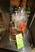 Coffee Pitchers, with (4) NEW Plastic Pitchers