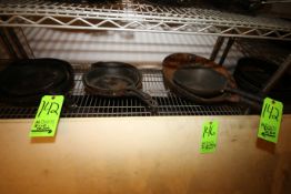 Assorted Iron Skillets, 10-16