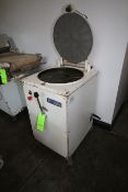 Nussex Dough Divider, M/N D20, 220 Volts, 3 Phase, Aprox. 18? Dia. with Hinge Lid, Mounted on