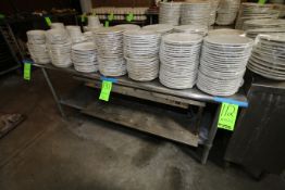 S/S Table, with S/S Bottom Shelf, 6' L x 30