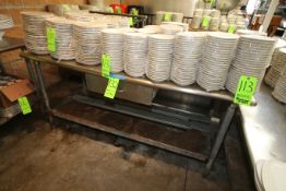 S/S Table with S/S Bottom Shelf, Aprox. 6' L x 30