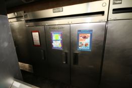 Delfield 3-Door S/S Refrigerator, M/N 6000XL, Overall Dims.: 76