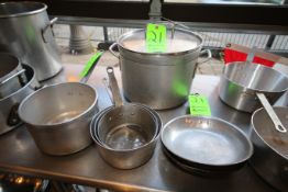 (1) S/S Pot with Handles and Lid, Aprox. 10