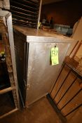 S/S Portable Bread Cabinet, with (25) Slots, Overall Dims.: 27-1/2