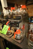 Bunn S/S Coffee Brewing Machine, CW Series, M/N CWTF15, S/N CWTF943812, with (3) Glass Pitchers
