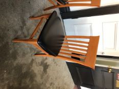 Molina Natural Italian Oak Stain Chairs, with Marine Grade Upholstery