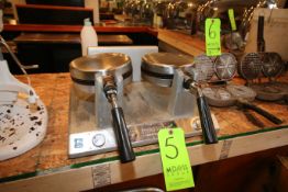 Commercial S/S Waffle Maker, with (2) Waffle Making Stations, Aprox. 6