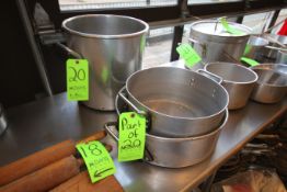 (1) S/S Pot with Handles, Aprox. 13-1/2