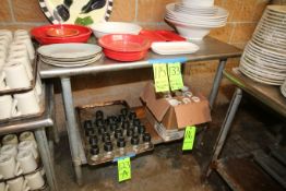S/S Tables, with S/S Bottom Shelves, 6' L x 29-1/2