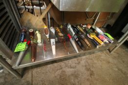 Beer Tap Handles, Including Coors Light, Miller Light, Samuel Adams, Church Brew Works, and Many