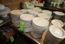 Round Dinner Plates, Aprox. 9