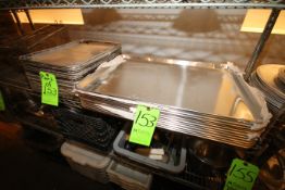 S/S Baking Pans, 24-1/2