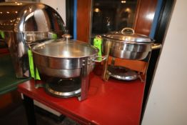 Sunnex and Other S/S Circular Serving Stations, with Heating Platforms, 11-1/2