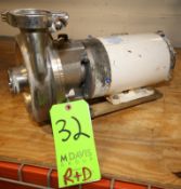 Alfa Laval 1.5 hp Centrifugal Pump, Model 9634088213 with 2.5