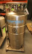 Cryofab Vertical S/S Gas Cylinder, (Liquid Nitrogen), (Cylinder Size 4 ft H x 24