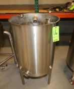 Aprox. 60 Gal. Single Wall S/S Tank, Open Top, 2