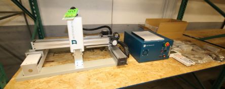 I & J Fisnar Inc Benchtop Robot Dispenser, Model I&J6431, SN 169.004, with X, Y & Z Axis, Includes