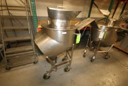 Aprox. 50 Gal. Off-Set S/S Kettle, with Agitator Shaft, Agitator Mounting Bracket, Removable Lid, On