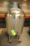 Mueller Aprox. 50 Gal. Dome Top S/S Refrigerated Portable Mix Tank, Model D, S/N F42170-1, with