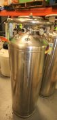 Vertical S/S Gas Cylinder, (Liquid Nitrogen), (Cylinder Size 55