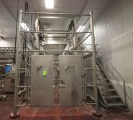 2005 Mepaco / Ram 3,000 lb S/S Trough Lift System, Model HOIST, SN 4973-H, Chain Driven with 15 ft H