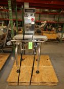 2009 All S/S Ishida Checkweigher, Model DACS-HN-012-SB/CR-1, S/N 75794 with ~2 ft. L Conveyor with