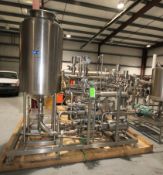 Skid Mounted S/S CIP System with 80 Gal. Insulated S/S Tank, 2010 Enerquip S/S Shell & Tube Heat