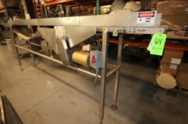 13 ft L S/S Power Belt Conveyor with 12