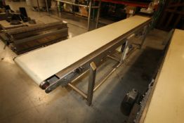 10 ft L S/S Power Belt Conveyor with 15 1/2