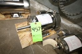 New Sterling S/S C Face Motor: 3HP, 1760RPM