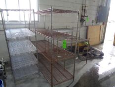 Metro Wire Shelf Units (1) 6ft, (1) 4ft, & (3) 3 ft