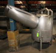500 Gal. Walker Frozen Drum Concentrate Chopper Tank Model SP S/N 2253-15294: Single Wall with 16