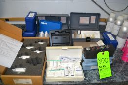 Lot of Assorted Test Kits, Acidity, Hydrogen Peroxide, Oxidizer and Others