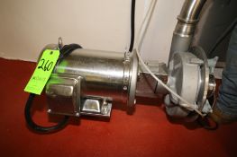 Fristam Model FPX3541 S/S Centrifugal Pump with S/S Motor 5HP 1745 RPM